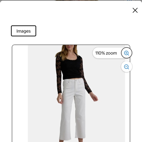 Madden NYC beautiful, versatile & stretchy Black Lace 3/4 Women's Top in XS NWT! - Picture 3 of 4